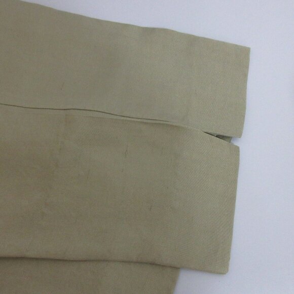 Henry Lee/Judith Hart Womens 2pc Open Front Jacket 14 100% Silk Pants 14P Green - Picture 11 of 11